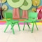 Flash Furniture Green Plastic Stackable School Chair with 15.5" Seat Height, PK2 2-YU-YCX-005-GREEN-GG - alternate 1